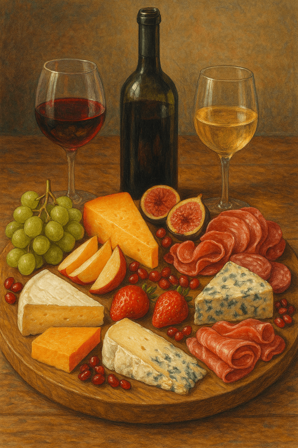 The Art of Pairing Wine with Cheese and Fruit