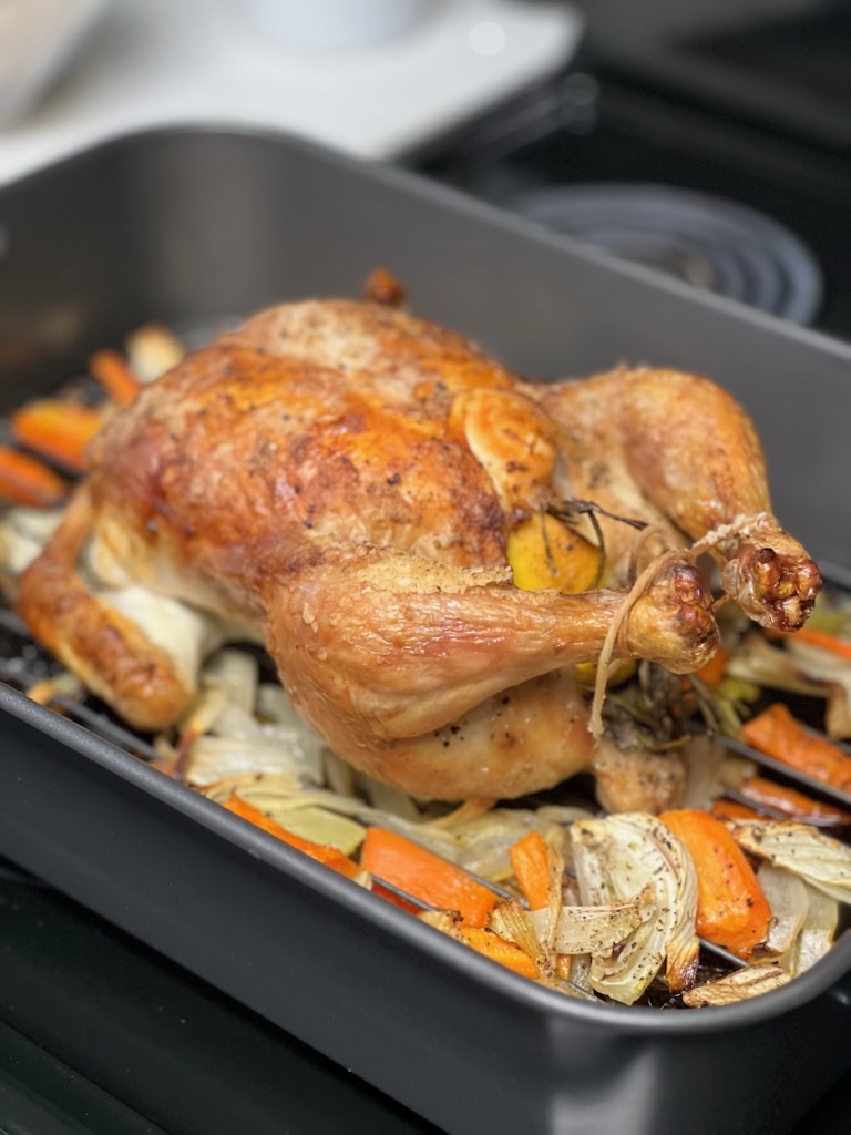 Perfectly Golden Roast Chicken